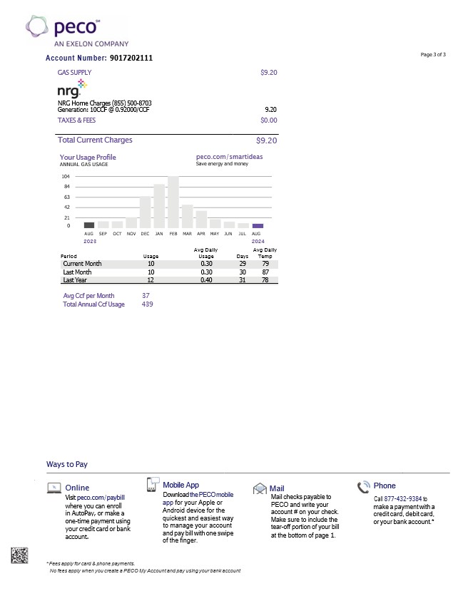  Minol USA business utility bill 